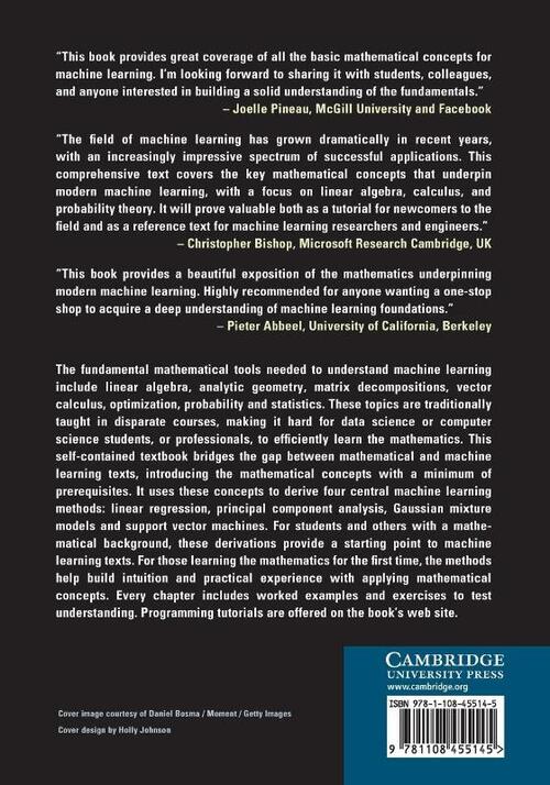 Mathematics for Machine Learning