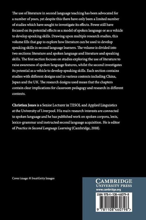 Literature, Spoken Language and Speaking Skills in Second Language Learning