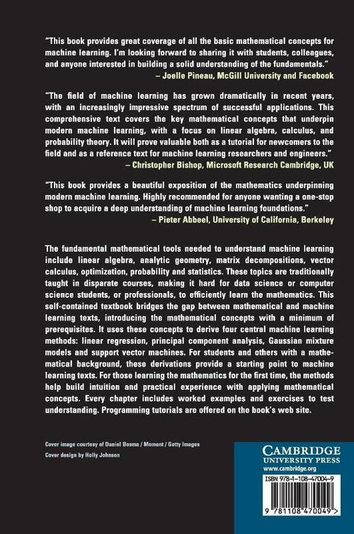 Mathematics for Machine Learning