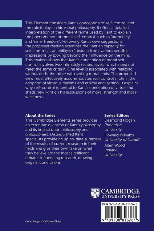 Kant on Self-Control