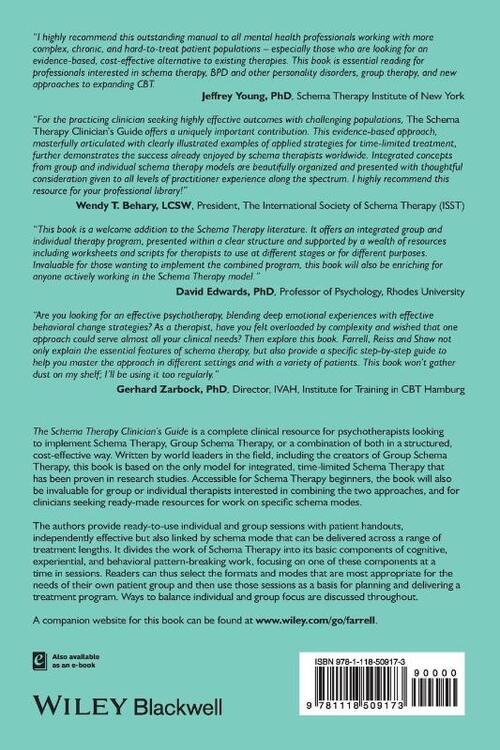 The Schema Therapy Clinician's Guide