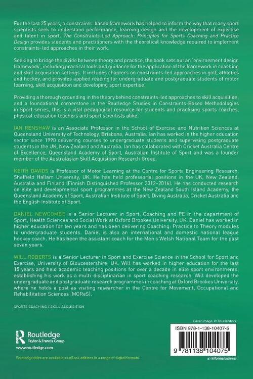 The Constraints-Led Approach