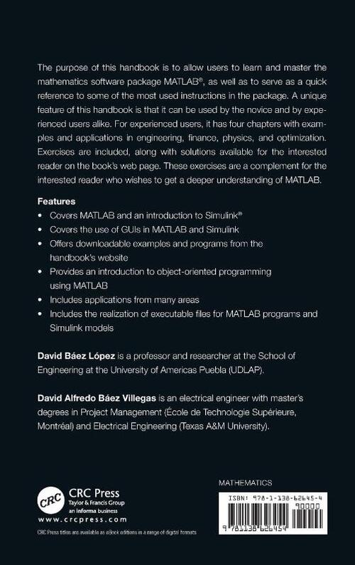 MATLAB Handbook with Applications to Mathematics, Science, Engineering, and Finance