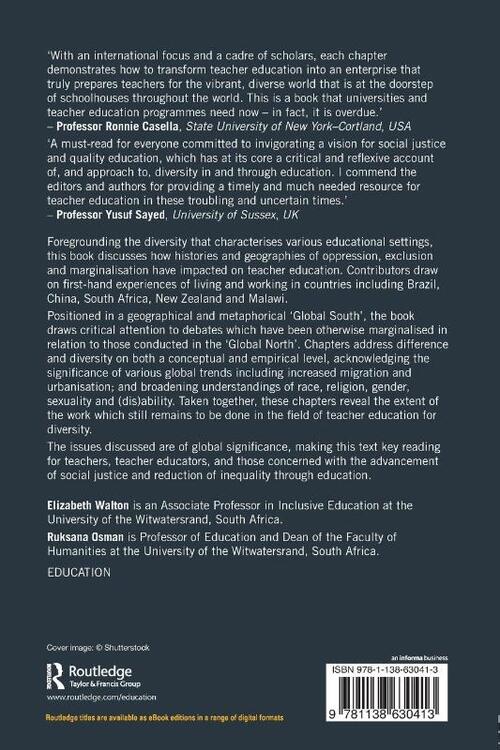 Teacher Education for Diversity