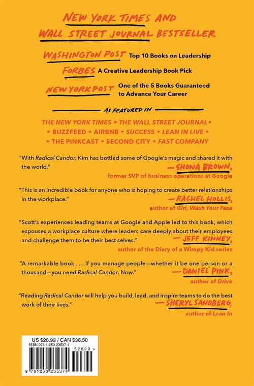 Radical Candor: Fully Revised & Updated Edition