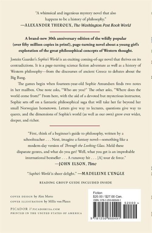 Sophie's World: A Novel about the History of Philosophy (30th Anniversary Edition)