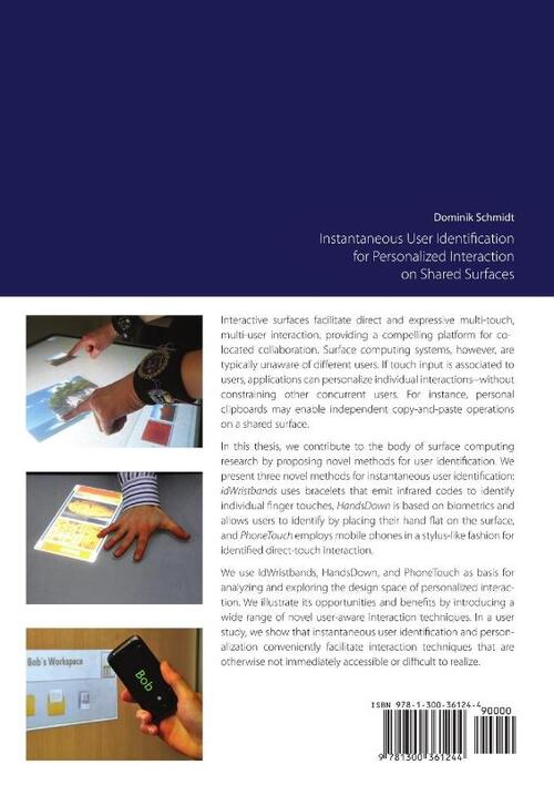 Instantaneous User Identification for Personalized Interaction on Shared Surfaces