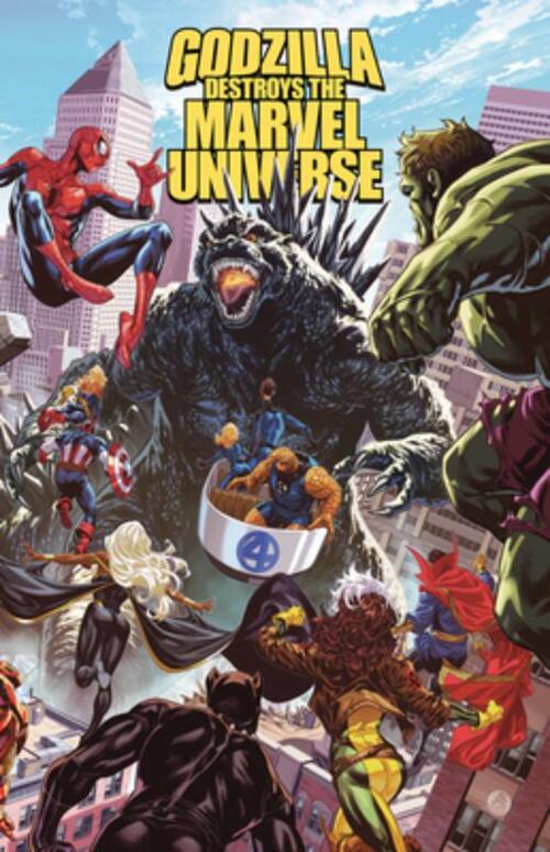 Godzilla Destroys the Marvel Universe