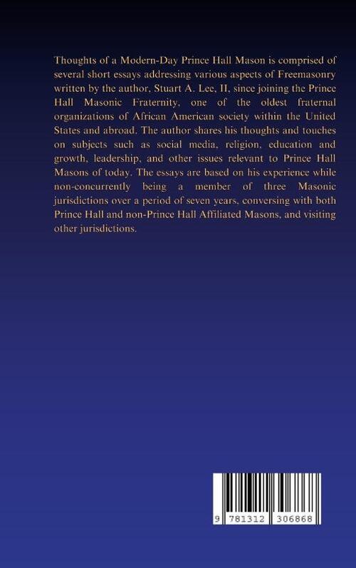 Thoughts of a Modern-Day Prince Hall Mason