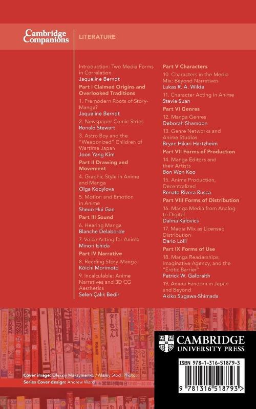 The Cambridge Companion to Manga and Anime