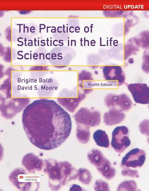 Practice of Statistics in the Life Sciences, Digital Update (International Edition)