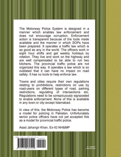 National Highways and Motorway Police in Pakistan: an Illuminative Study