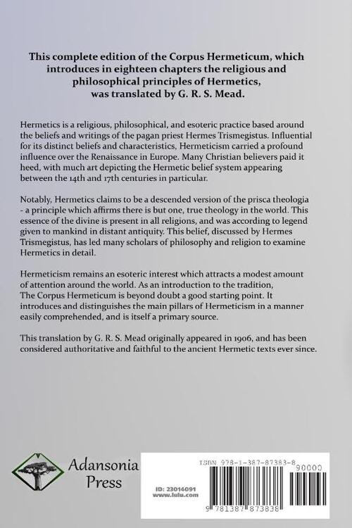 The Corpus Hermeticum