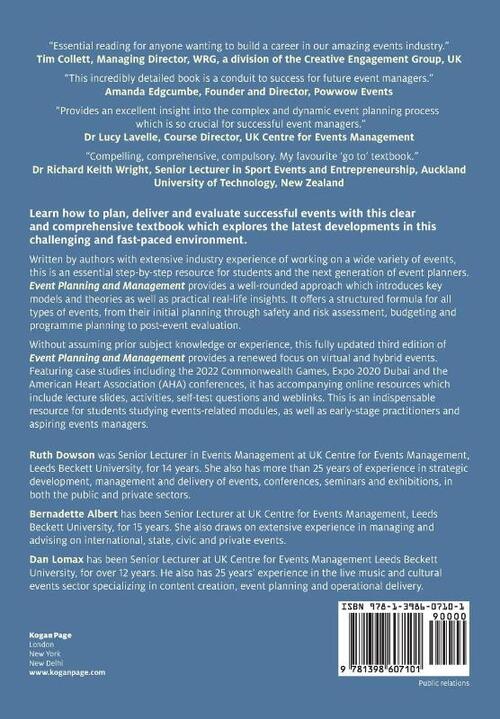 Event Planning and Management