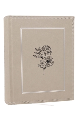 NKJV, Journal the Word Bible: Reflect, Journal or Create Art Next to Your Favorite Verses (Stone Leathersoft over board, Red Letter, Comfort Print)