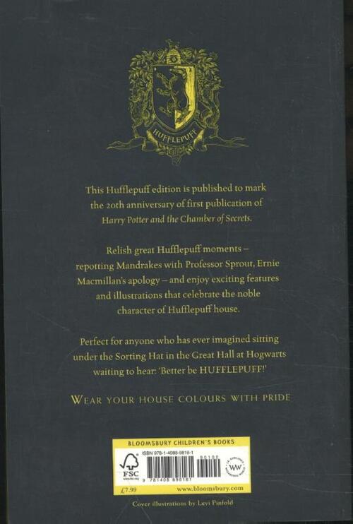 Harry Potter and the Chamber of Secrets - Hufflepuff Edition, J. K ...