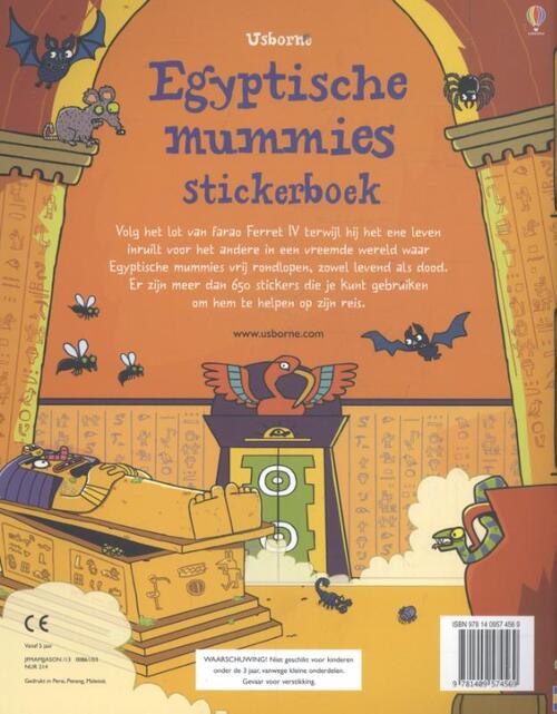 Egyptische mummies - Stickerboek