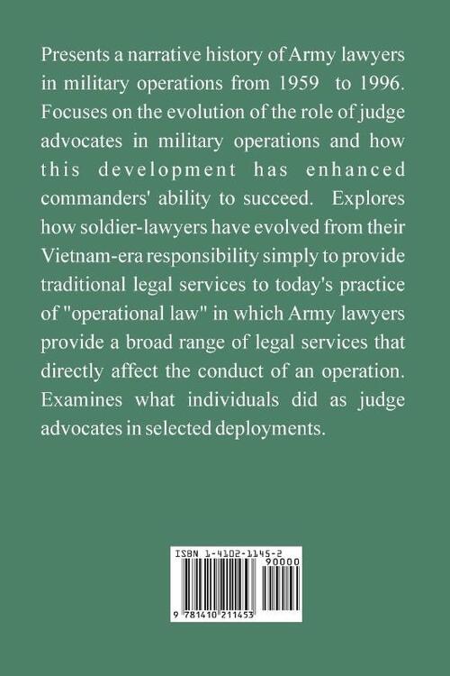 Judge Advocates in Combat