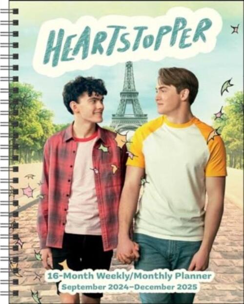 Heartstopper 16-Month 2024-2025 Weekly/Monthly Planner Calendar with Bonus Stickers