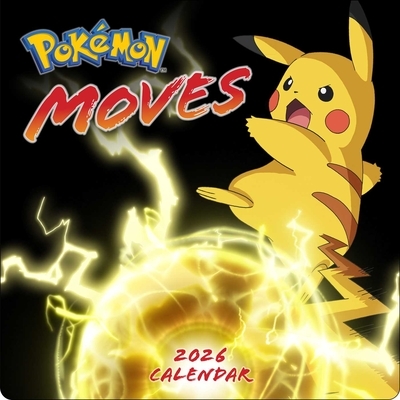 Pokemon Moves 2026 Wall Calendar