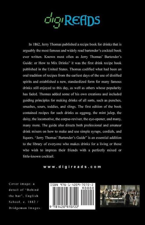 Jerry Thomas' Bartender's Guide