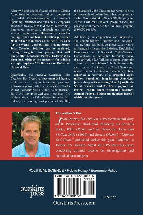 Jump-Starting Real Job Creation in America; At No Increase to the National Debt While Achieving a Balanced Annual Federal Budget Within Five Years