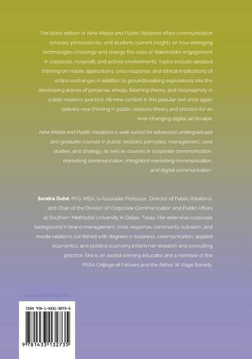 New Media and Public Relations – Third Edition