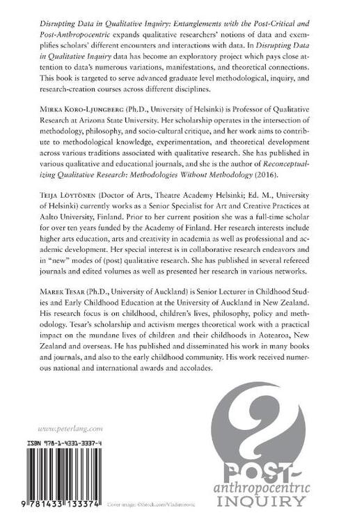 Disrupting Data in Qualitative Inquiry