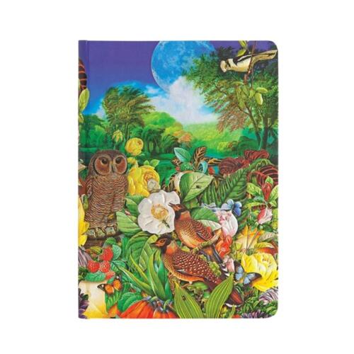 Moon Garden Unlined Hardcover Journal