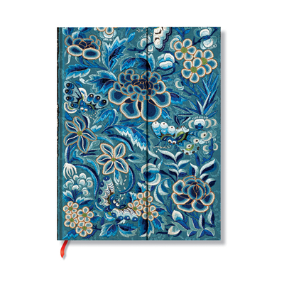 Blue Willow (Celebrate Hanfu) Ultra Lined Hardcover Journal (Wrap Closure)