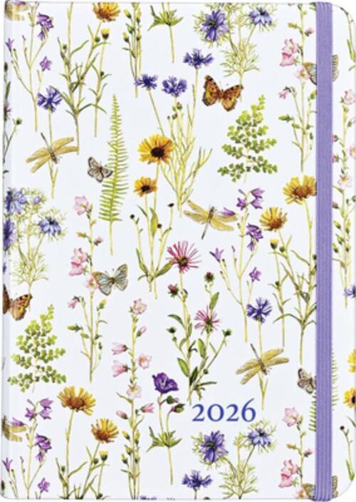 2026 Wildflower Garden Weekly Planner (16 Months, Sept 2025 to Dec 2026)
