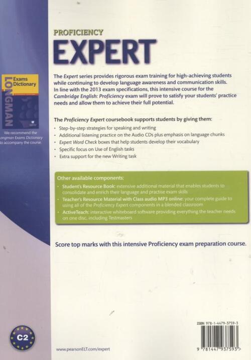 Expert Proficiency Coursebook (with Audio CD)