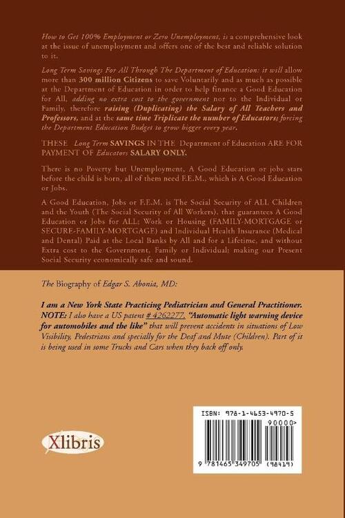 How to Get 100% Employment or Zero Unemployment