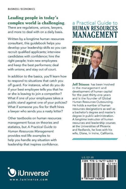 A Practical Guide to Human Resources Management