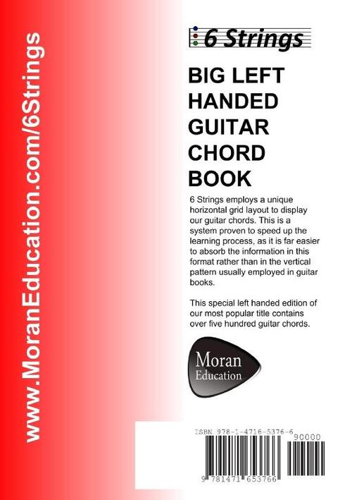 Big Left Handed Guitar Chord Book