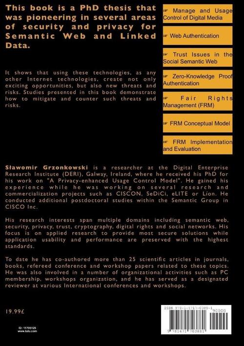 Semantic Web Security