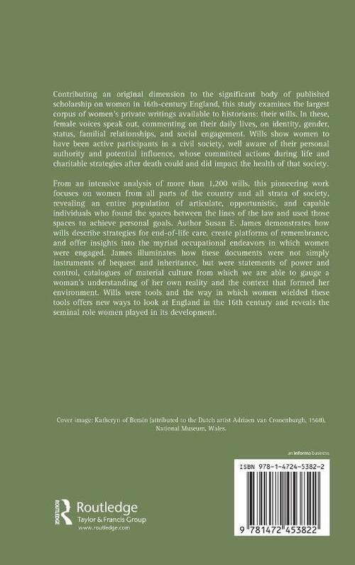 Women's Voices in Tudor Wills, 1485?1603