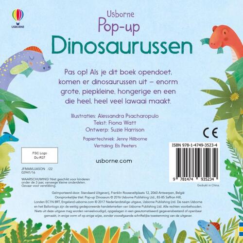 Pop-up - Dinosaurussen