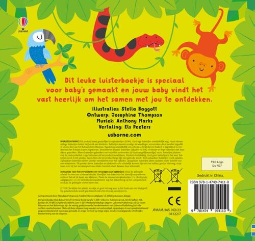 Baby's allereerste geluidenboekje Jungle