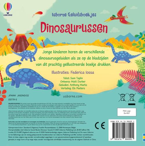 Geluidsboekje – Dinosaurussen