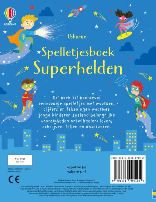 Spelletjesboek Superhelden