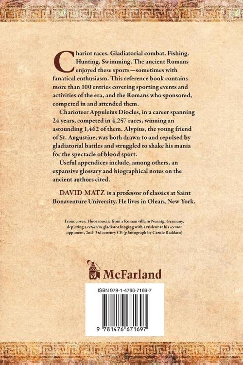 Ancient Roman Sports, A-Z
