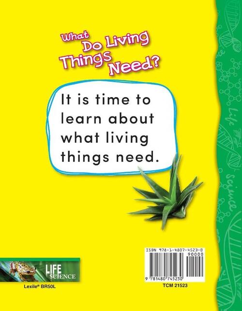 What Do Living Things Need?