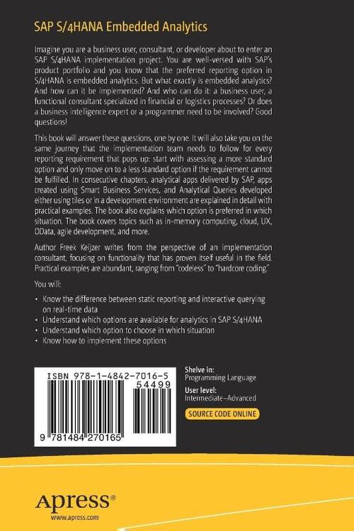 SAP S/4HANA Embedded Analytics