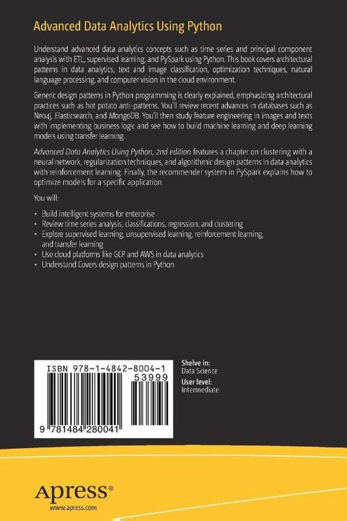 Advanced Data Analytics Using Python