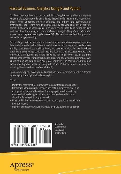 Practical Business Analytics Using R and Python