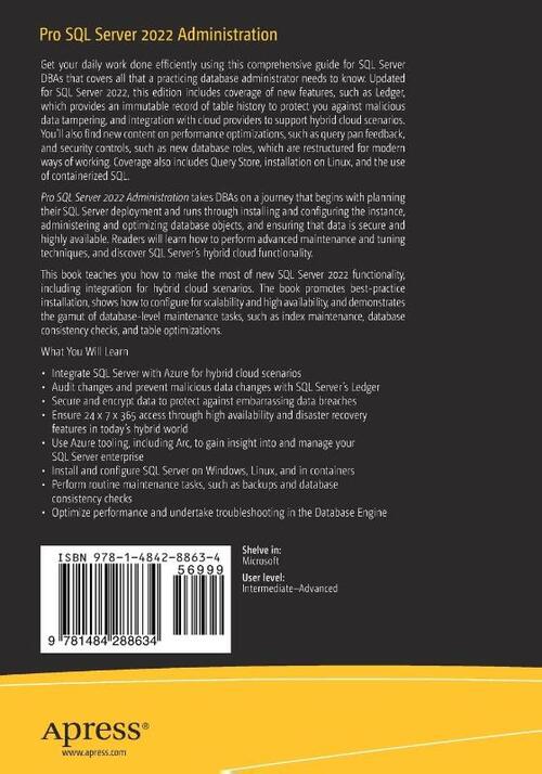 Pro SQL Server 2022 Administration