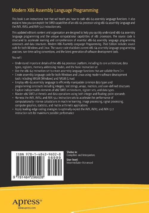Modern X86 Assembly Language Programming
