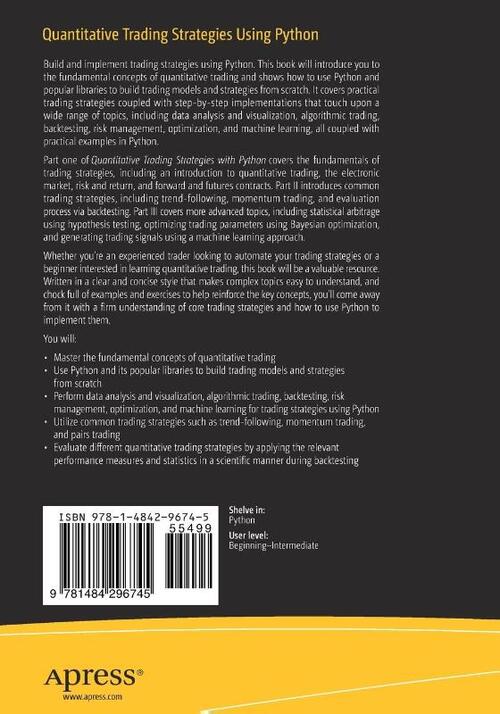 Quantitative Trading Strategies Using Python