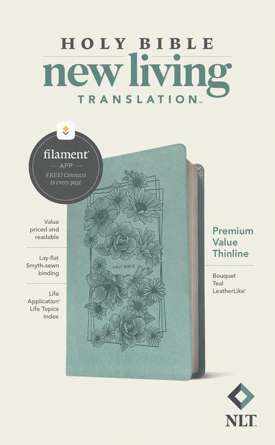 New Living Translation: NLT Premium Value Thinline Bible, Fi